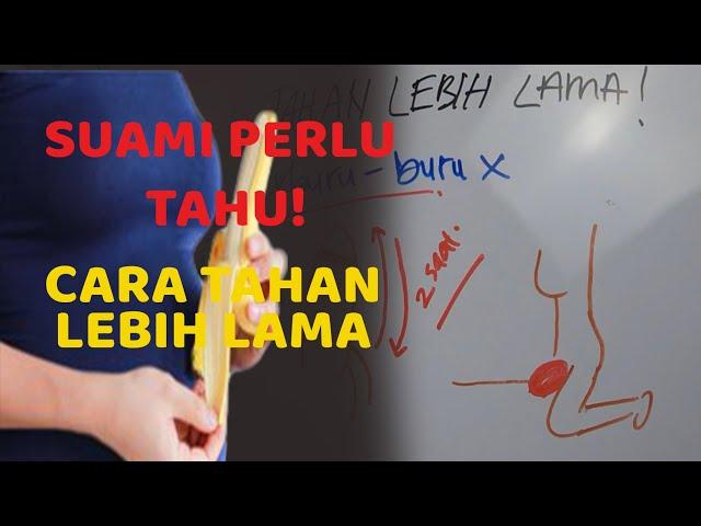 CARA HENJUT AGAR SUAMI TAHAN LEBIH LAMA