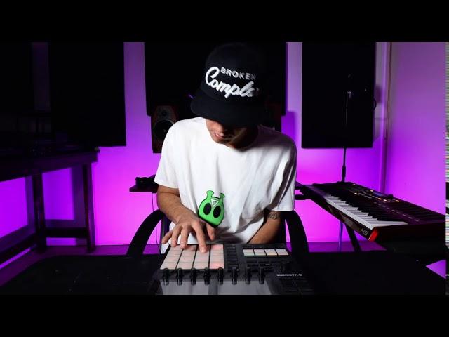 DJ Hoppa - Beats In The Guest Room Ep. 10 - (Live beatmaking on the Maschine)