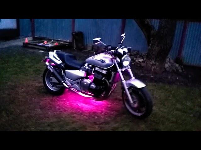 Honda x4, rgb подсветка мотоцикла