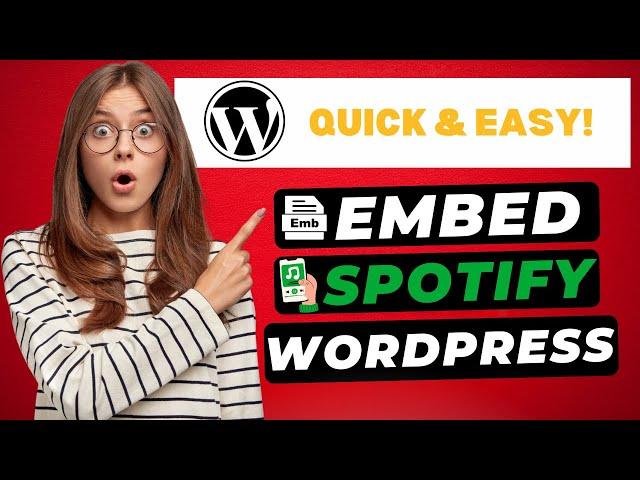 How To Embed Spotify In WordPress 2024  - (FAST & Easy!)
