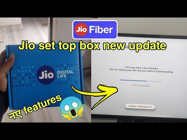 Jio set top box new update | New features in jio set top box | Jio fiber set top box 2024 update