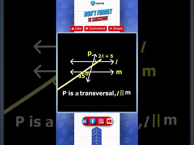 Pure Geometry ||  Properties of parallel lines Problems 01 || Class VIII #oaks