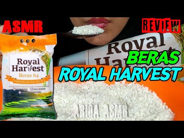 REVIEW‼️ MAKAN BERAS PREMIUM ROYAL HARVEST - RAW RICE EATING