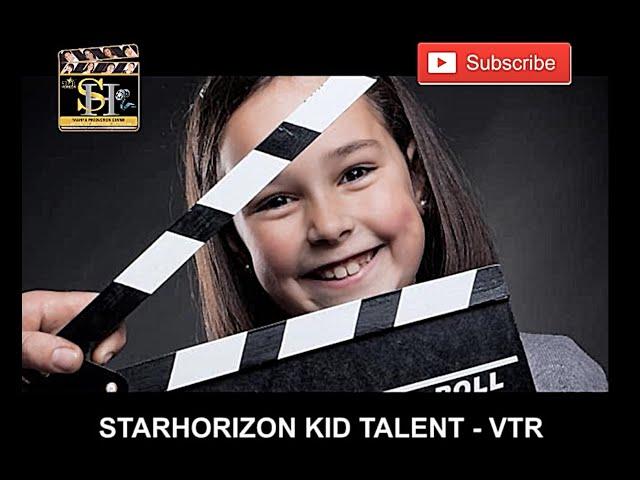 VTR for Commercial Castings. STARHORIZON KID model / talent sample VTR