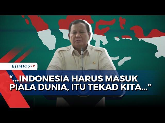 Pidato di Stadion Delta Sidoarjo, Presiden Prabowo: Indonesia Harus Masuk Piala Dunia