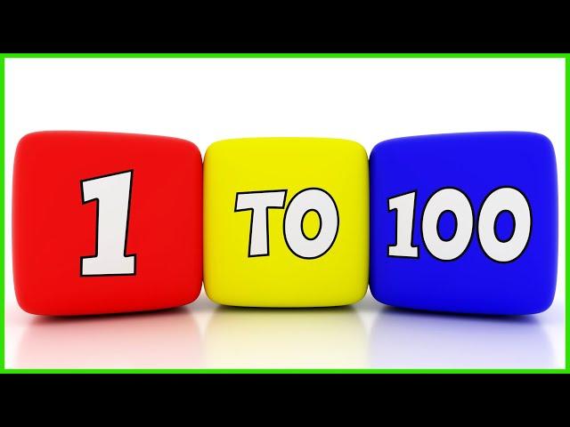 1 to 100 | Number Names | Counting for Kids | Number Song | 123 Numbers | Learn to Count Video