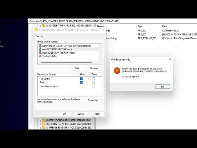 How to Fix Error Unable to Save Permission Changes - Access is denied