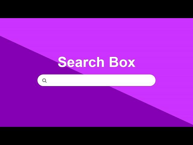 Search icon button inside search input box