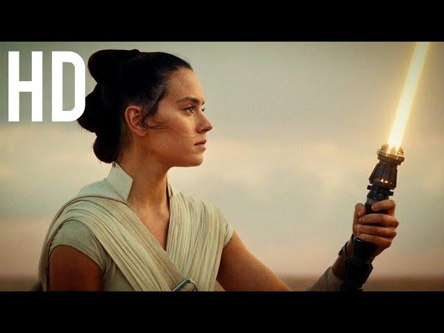 Rey Yellow Lightsaber' The Rise Of Skywalker Clip