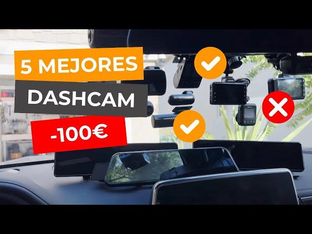  5 mejores DASHCAMS por MENOS de 100 EUROS en 2025  CÁMARAS de seguridad CALIDAD y PRECIO 