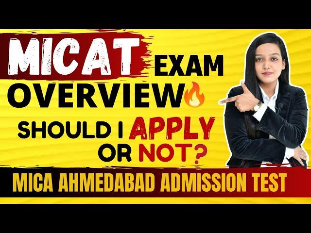 MICAT  EXAM || Fees || Exam Duration || Seat Intake || Imp Dates || Exam Pattern || Syllabus