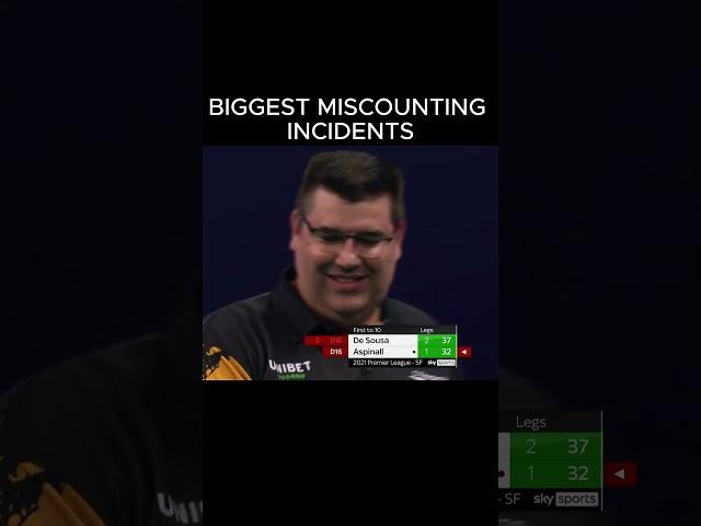 Biggest Miscounting FAILS #darts