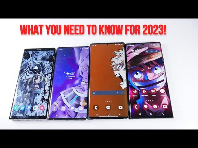 Galaxy S22 Ultra VS Note 20 Ultra VS Note 10 Plus VS Note 9! Everything You Need To Know For 2023!