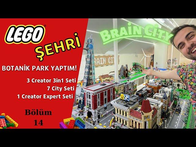 LEGO'DAN ŞEHİR YAPIYORUM! BÖLÜM 14 - 11 LEGO SETİ & KARAVAN PARK YAPTIM! BAYRAM ÇEKİLİŞİ!!!