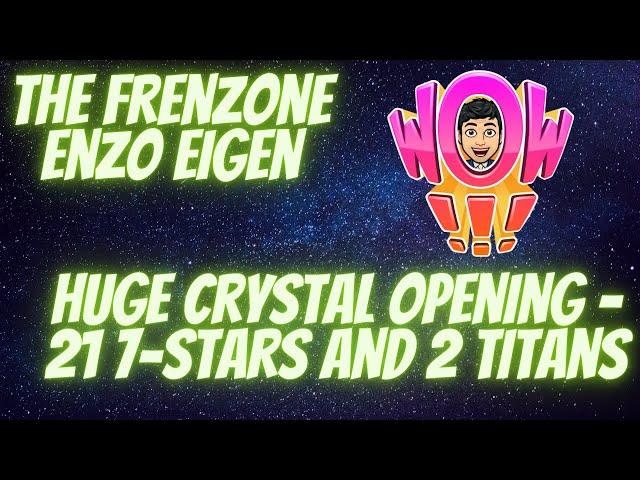 Huge crystal opening - 21 7-stars and 2 Titans - Enzo Eigen - 4L0ki - Marvel Contest of Champions