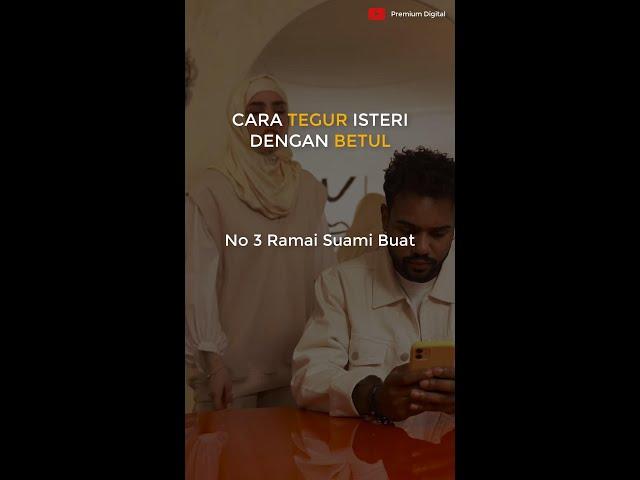 Cara Tegur Isteri