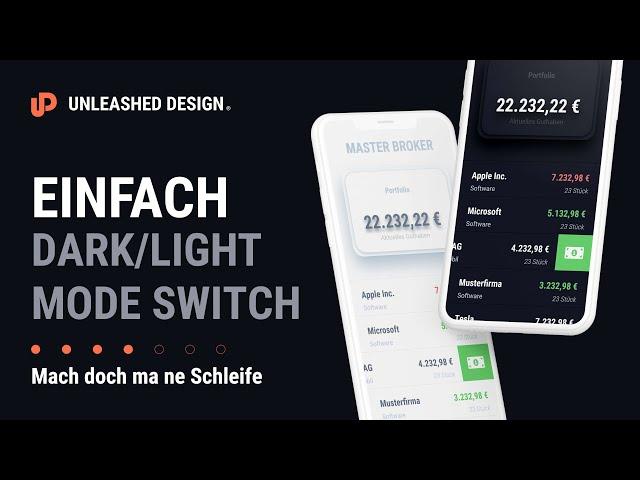  Einfacher DARK-MODE Switch mit CSS & JS  [TUTORIAL]