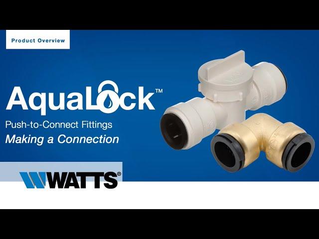 How to Connect/Disconnect AquaLock Fittings