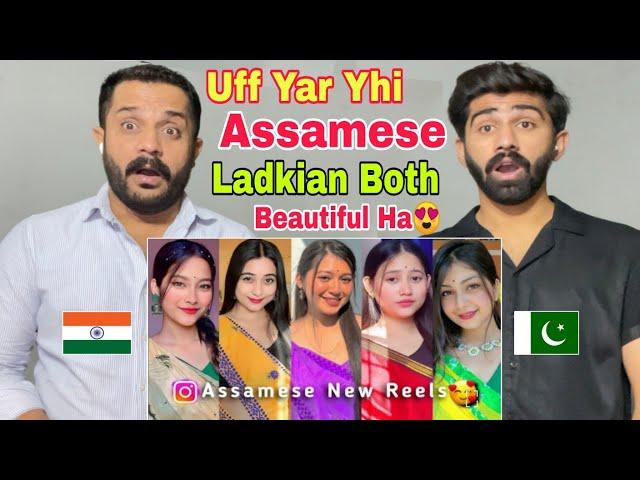 Pakistani shocking Reaction New Assamese viral Girls Instagram Reels Tiktok videos 2024