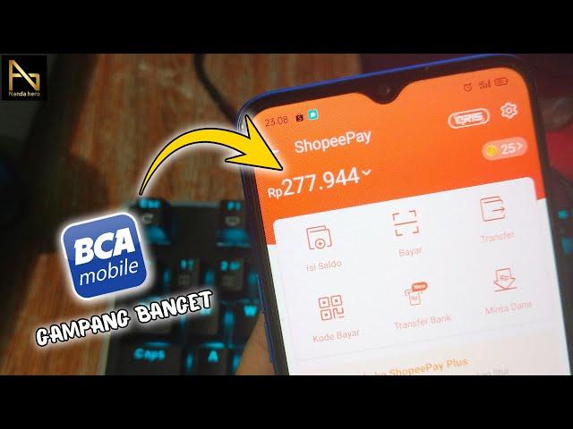 Cara Top Up Shopeepay Lewat M Banking BCA | Isi Saldo Shopeepay Lewat BCA Mobile