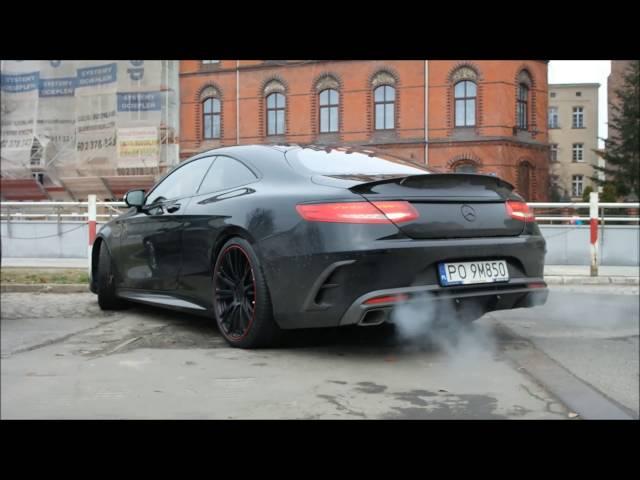 Brabus 850 6.0 Biturbo Coupe start up and acceleration in Wrocław