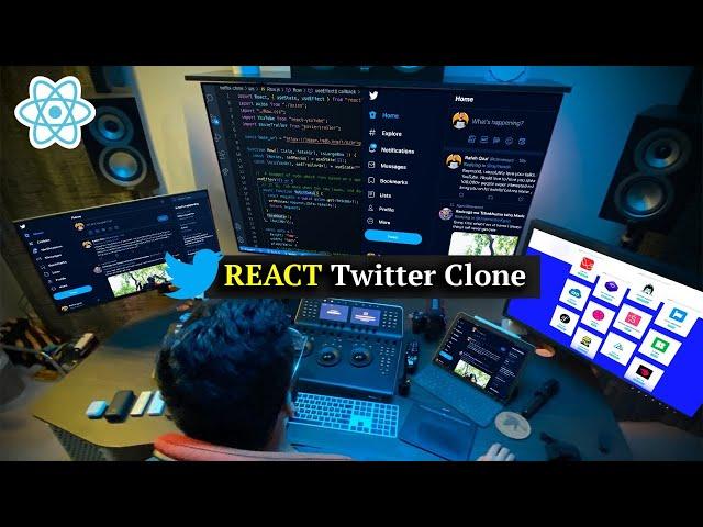  Build a TWITTER Clone with REACT JS for Beginners