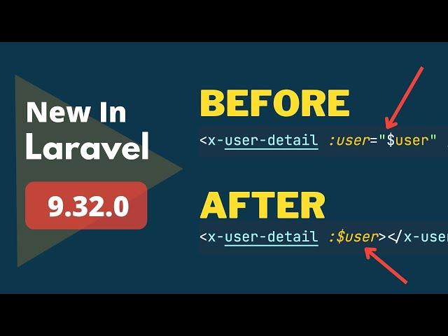 Short Blade Components Attribute Syntax  - 5 New Things Added - New In Laravel 9.32.0