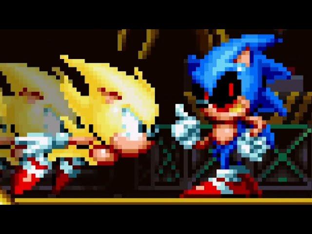 Sonic.exe boss fight ~ Sonic Mania Plus mods Gameplay