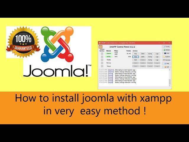 How to install joomla with xampp in very  easy method !