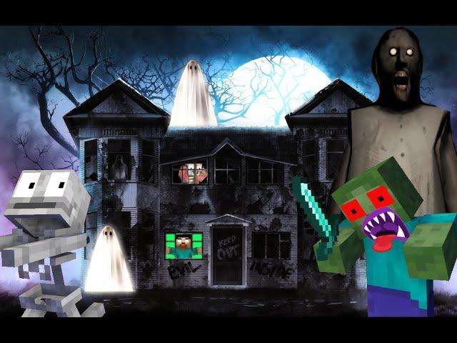 Granny's Haunted House Challenge - Minecraft Animation