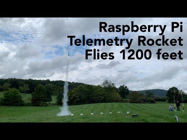 Raspberry Pi Powered Rocket Telemetry Launch October 9, 2021
