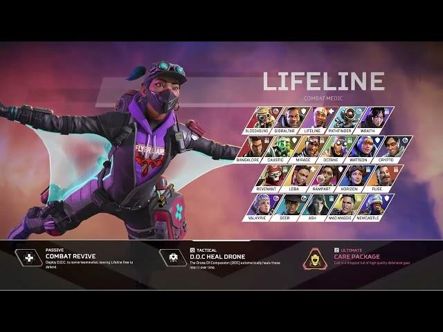 Lifeline Mischief Medic Select Animation - Apex Legends