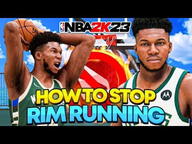 HOW TO STOP RIM RUNNING ON NBA2K23! BE THE BEST LOCKDOWN ON THE COURT!