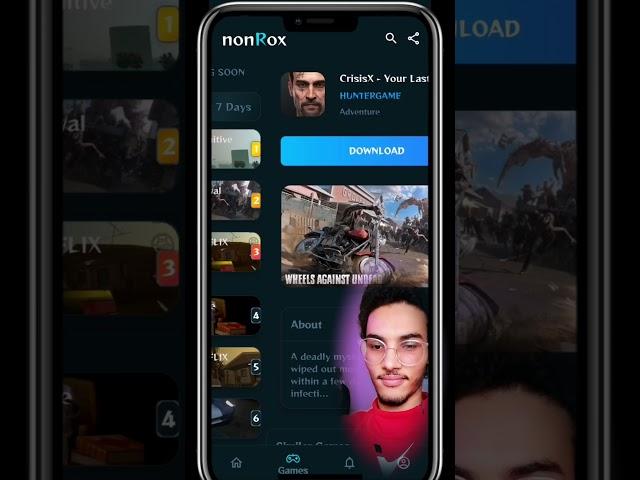 Top 3 most downloaded games this week in nonRox app #nonRox #mobile_games