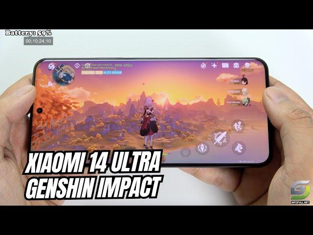 Xiaomi 14 Ultra test game Genshin Impact Max Graphic | Highest 60 FPS