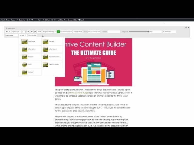 Thrive Visual Editor - Ultimate Guide