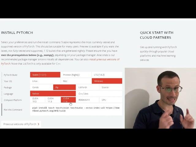How to install PyTorch on Windows 11