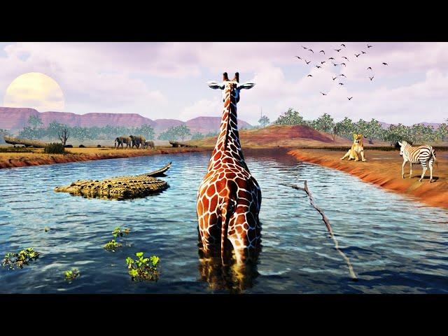 Surviving Solo in Africa as a GIRAFFE!