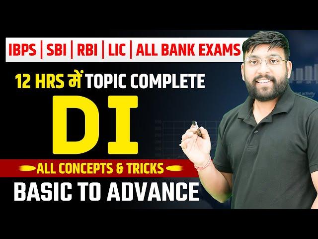  Complete Data Interpretation in 12 Hrs - All Type DI Sets | IBPS | SBI | RBI | Bank Exam 