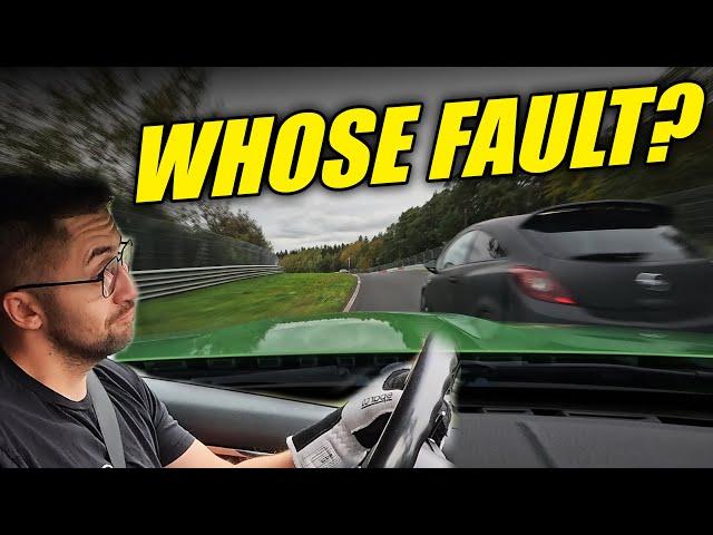 A BIT TOO CLOSE?! 200 KM/H PASS ALMOST GOES WRONG! // Nürburgring