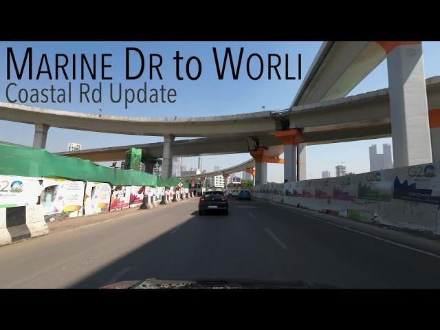 4K Drive from Marine Drive to Worli (the Traditional Route) | Mumbai, India