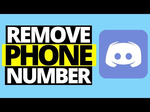 How To Remove Phone Number On Discord