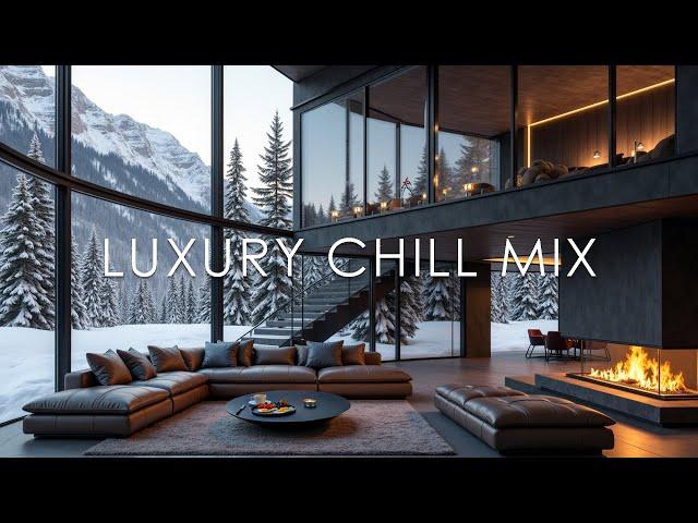 Peaceful Winter Lounge Music  Relaxing with Chill Music at Luxury Lounge Chillout ️ Winter Ambient