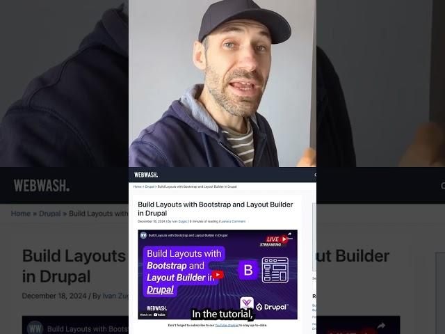 Tutorial for "Build Layouts with Bootstrap and Layout Builder in Drupal"