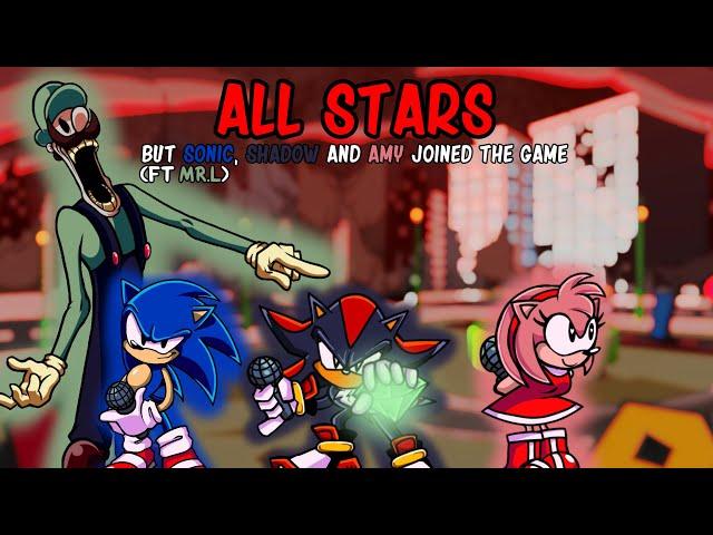 FNF All-Stars - Sonic, Amy, & Shadow Join the Game (16 Players, 5 Gods)