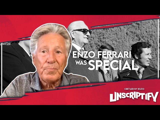 Mario Andretti about his friendship with Enzo Ferrari and Colin Chapman | Ikuzo Unscripted