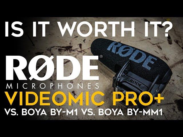 Rode VideoMic Pro Plus vs Boya BY-M1 vs Boya BY-MM1 audio test! Is it worth it?