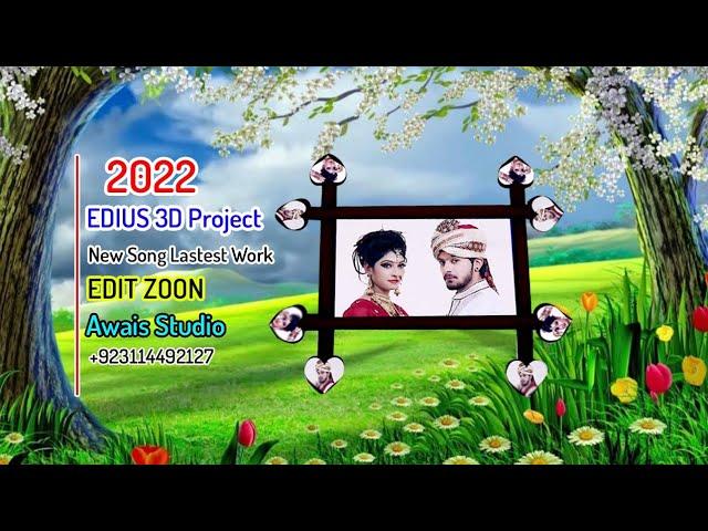 EDIUS || 3D Project 2022 Baarishon Mein  By Awais Studio