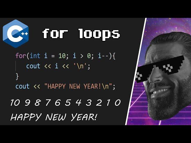 C++ for loops explained 