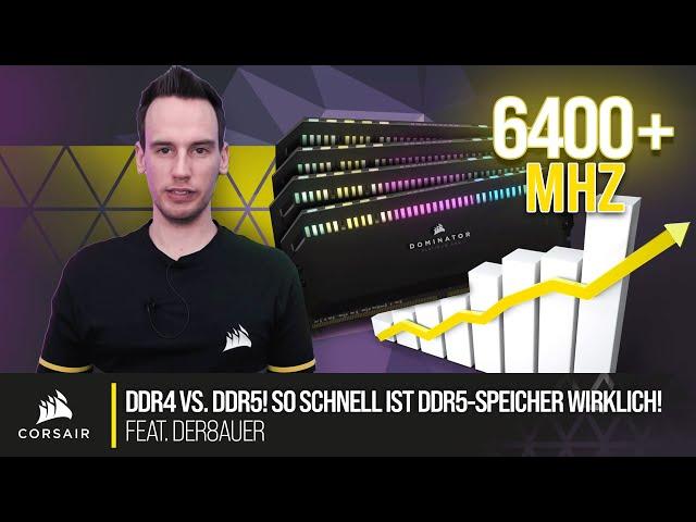 DDR4 vs. DDR5! So schnell ist DDR5-Speicher wirklich! feat. @der8auer 